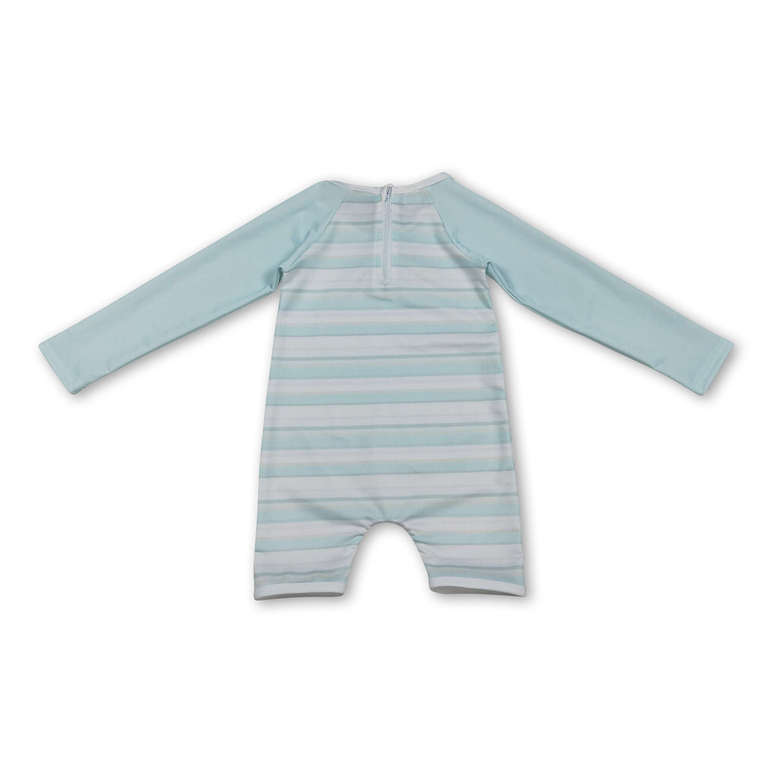 Mini Rodeo long sleeves stripe baby boy summer swimsuit, boy swimwear with colorful stripes and protective UV fabric.