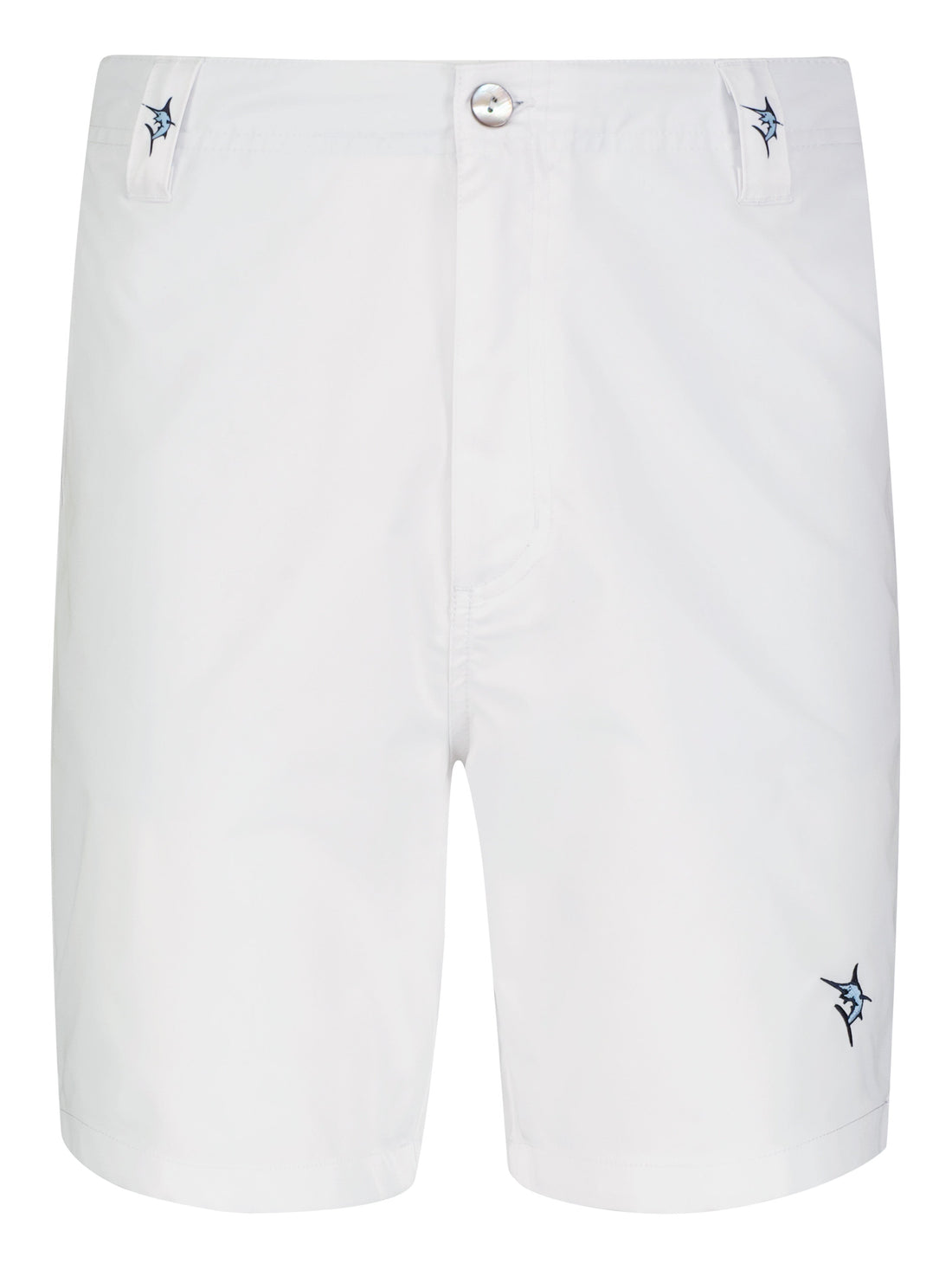 White Water Life Captain Shorts displayed on a person, featuring durable fabric and adjustable waistband for outdoor adventures.