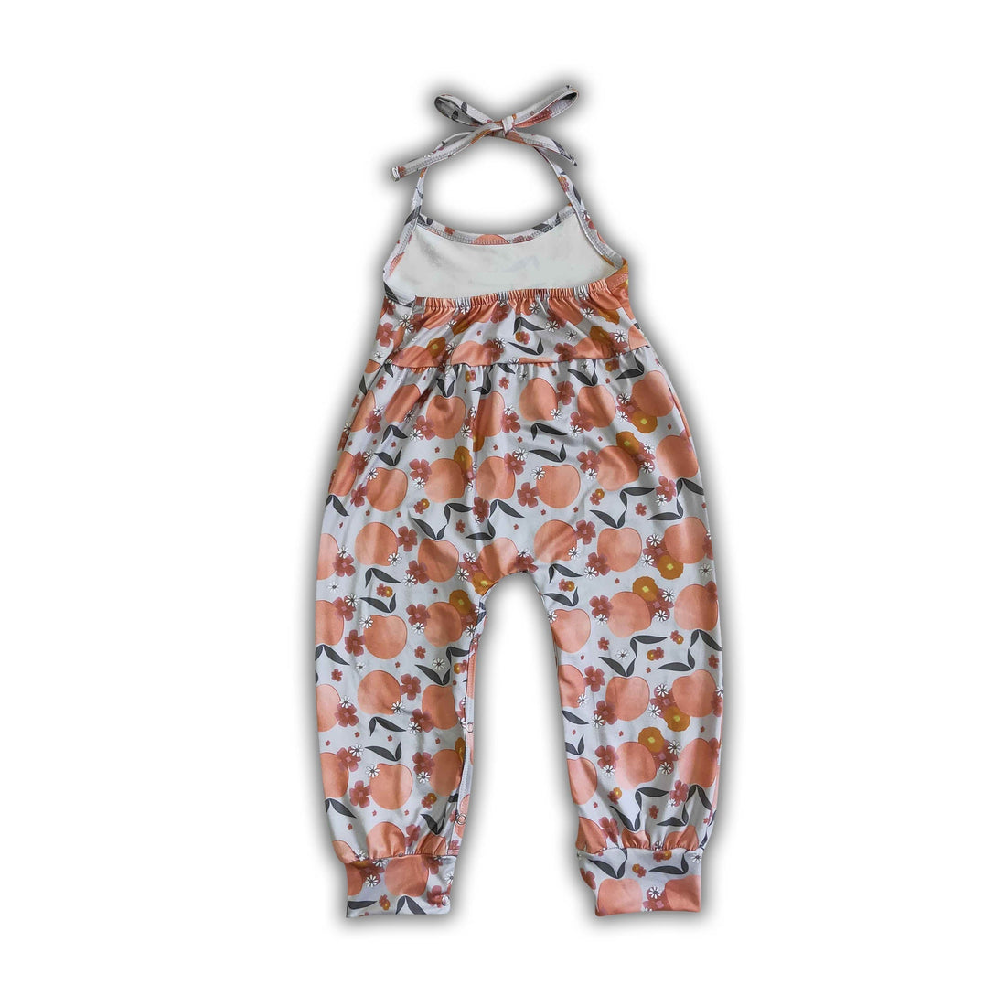 Peach sleeveless jumper kids girls jumpsuit
