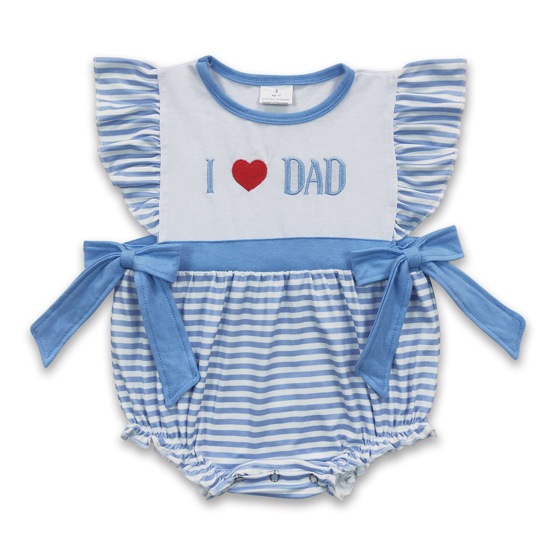 I love DAD stripe baby girls father&