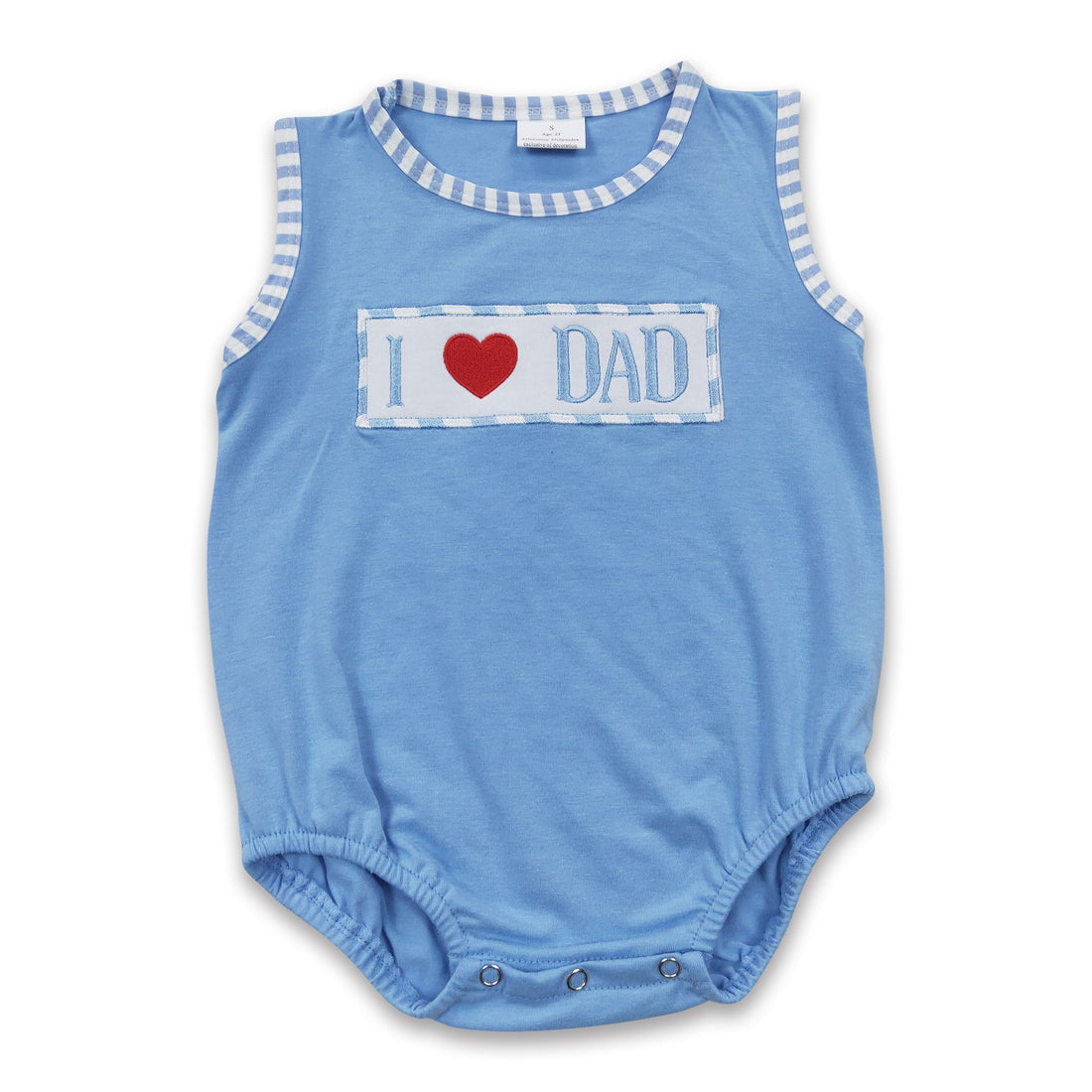 I love DAD stripe baby boy father&