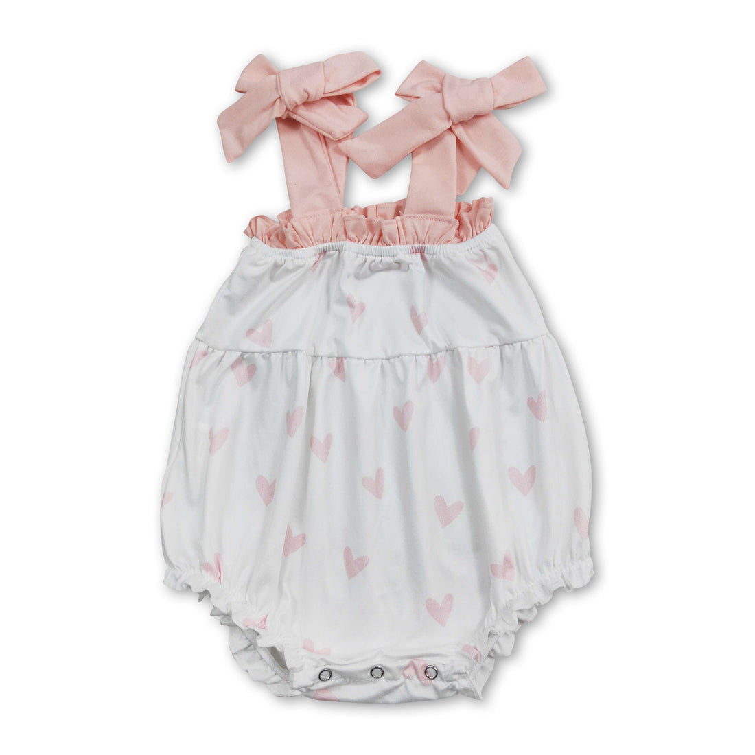 Suspender pink heart baby girls valentine&