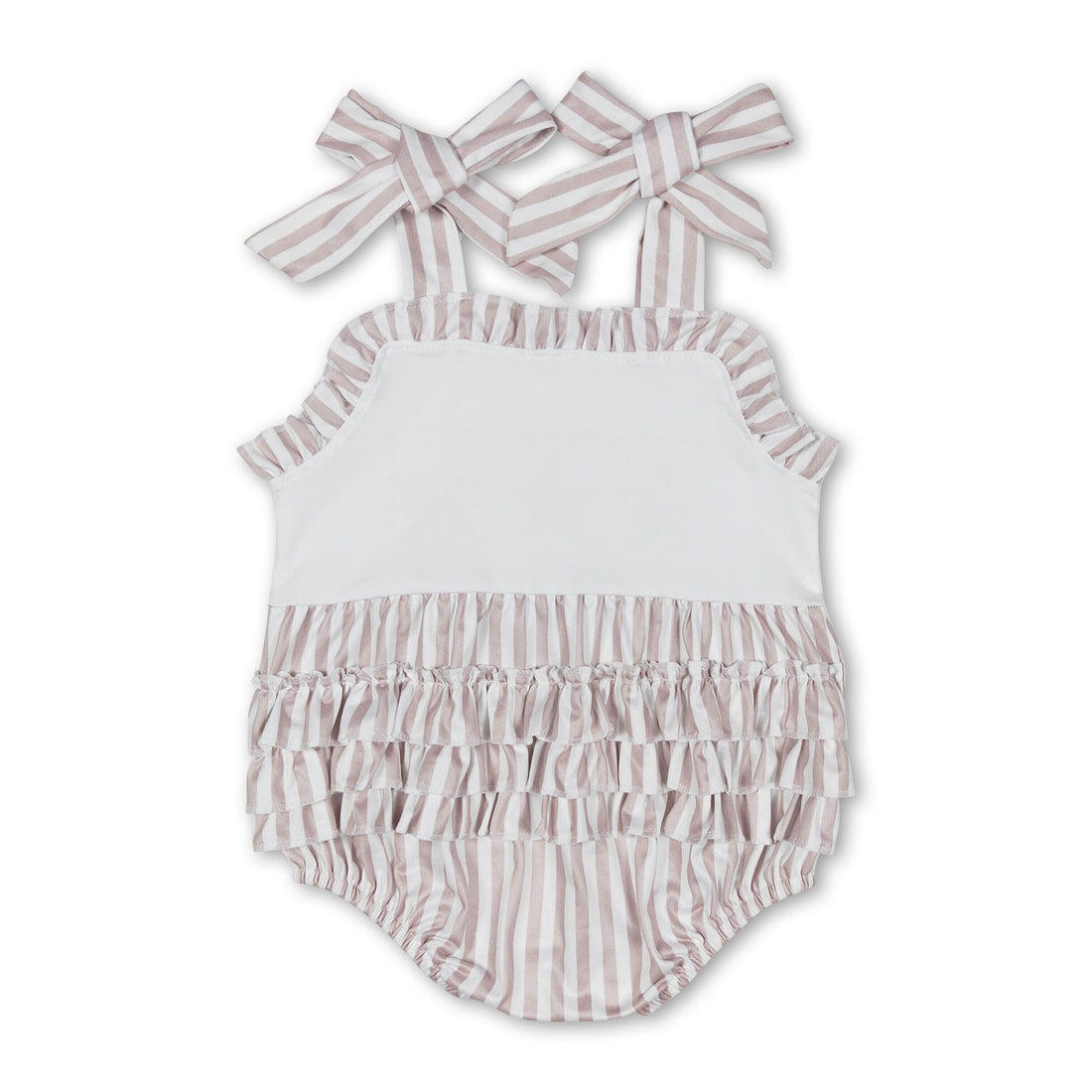 Straps starfish baby girls ruffle summer romper