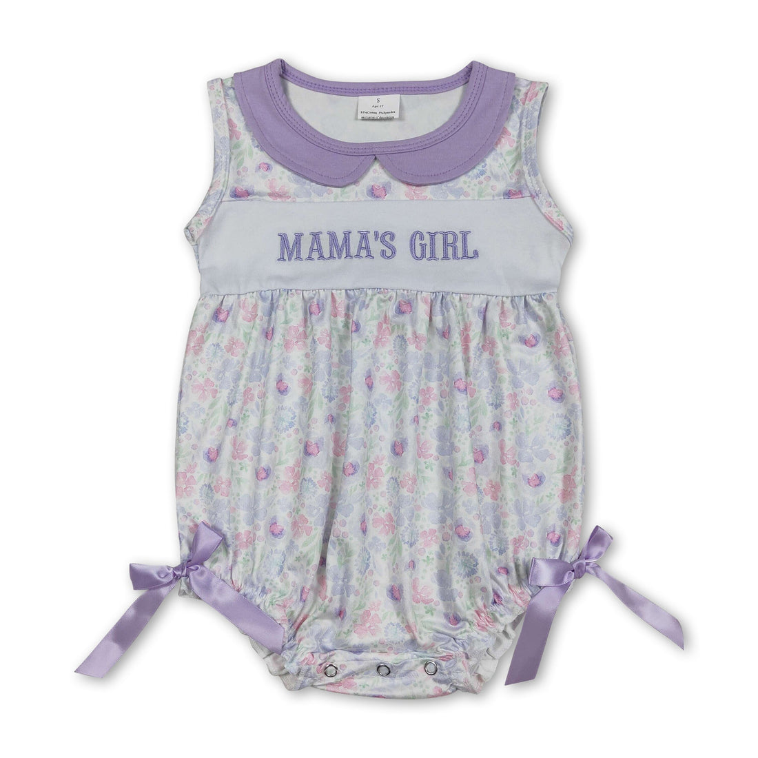 Lavender sleeveless floral mama&