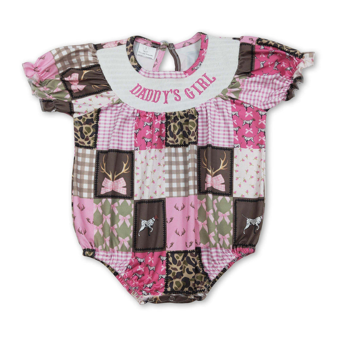 Short sleeves dog deer camo bow daddy&