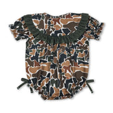 Mini Rodeo girl bubbles romper with short sleeves and Daddy&