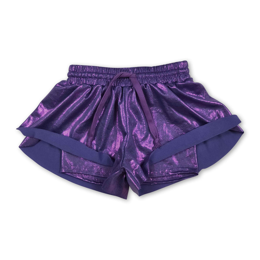 Purple drawstring girls&