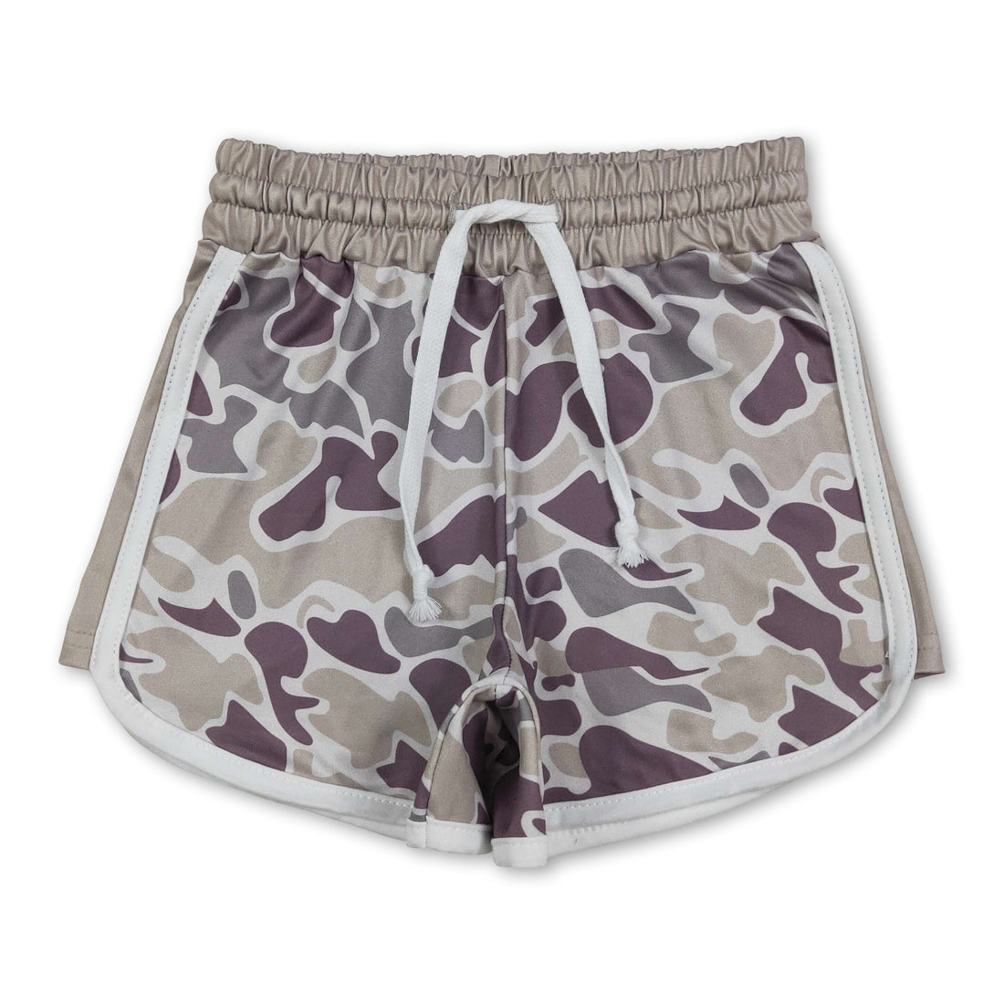 Purple camo drawstring girls&