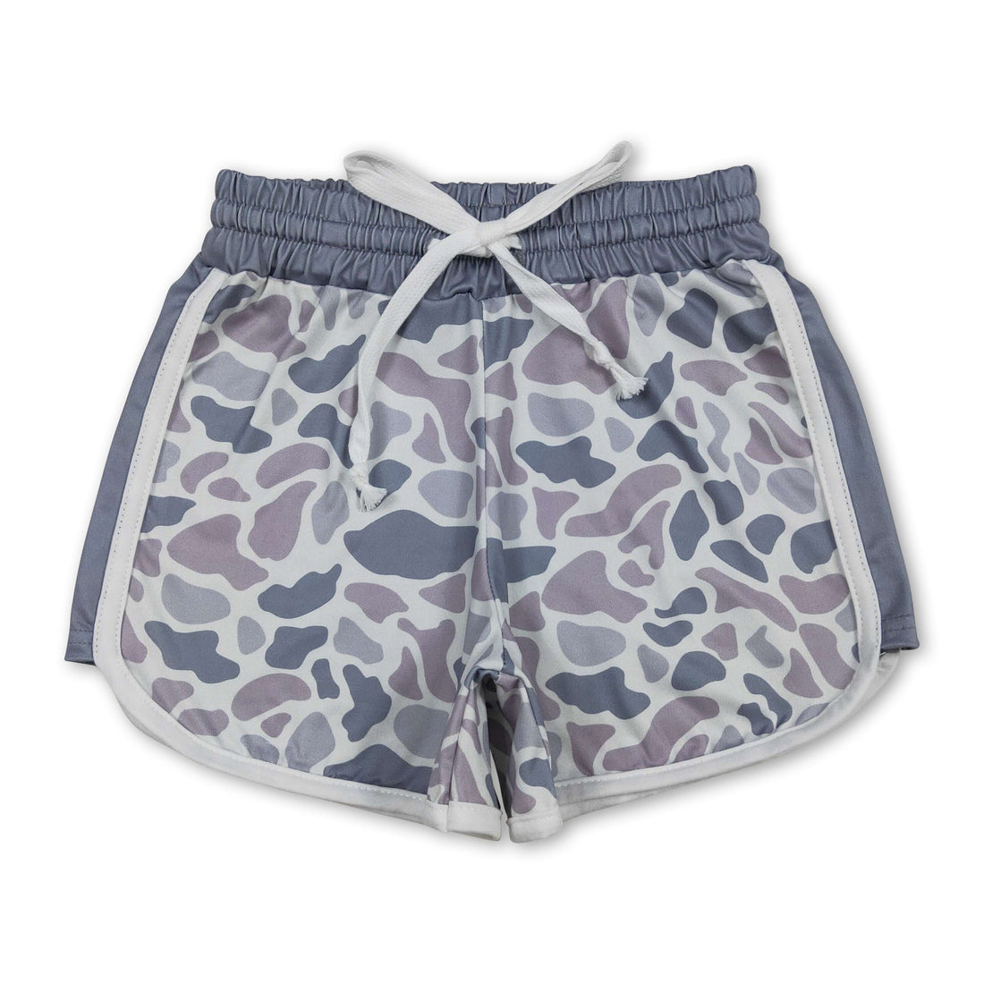Grey camo drawstring girls&