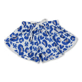 Blue leopard print girls&