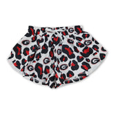 Red leopard print girls&