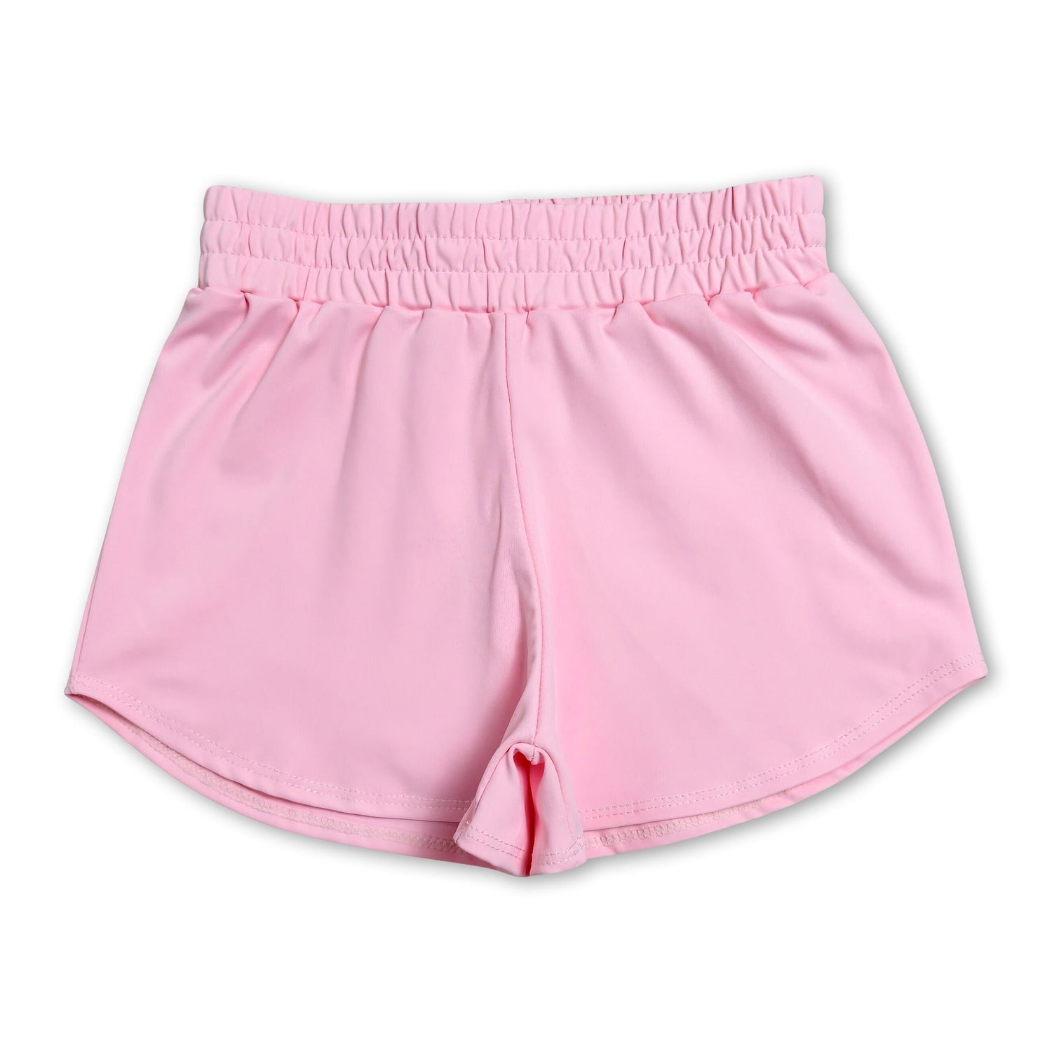 Pink kids girls summer yoga active shorts