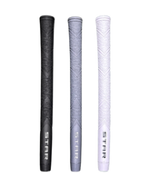 Star Grip STX full swing lacrosse grips shown on the handle for improved grip and control during play.