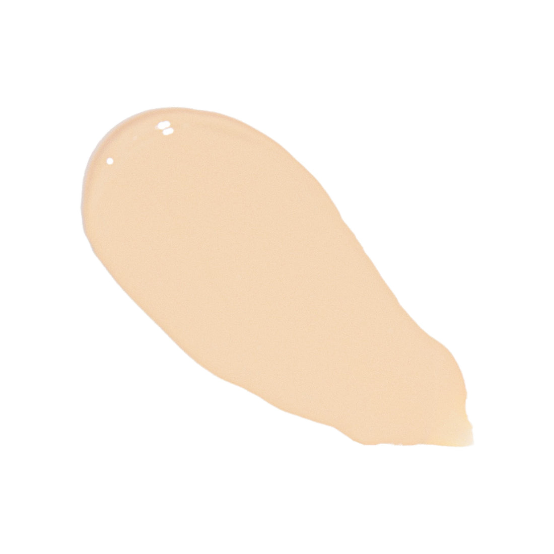 Swatch of YENSA Super Serum Silk Natural Glow Hydrating Peptide Foundation in Fair 3 shade on skin, showing smooth, luminous finish.
