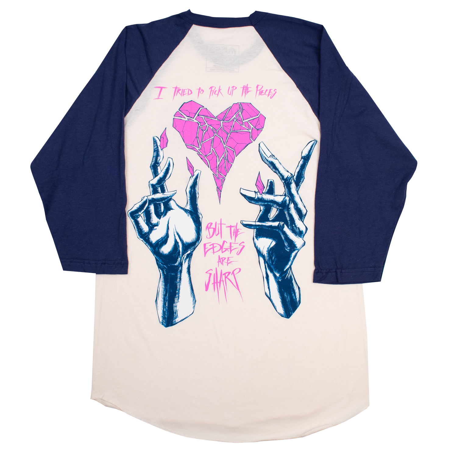Sharp Edges 3/4 Sleeve T-Shirt