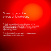 Solawave 4-in-1 red light therapy wand with activating serum kit, showing the skincare wand and serum bottles on a white background.