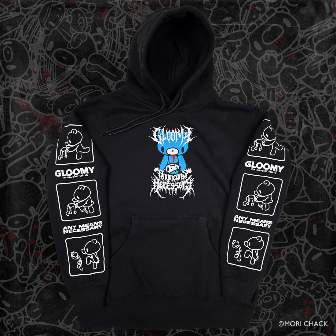 Smash Pullover Hoodie Black