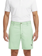 Green Starboard Shorts by White Water Life with adjustable waistband and quick-dry fabric, suitable for water activities.