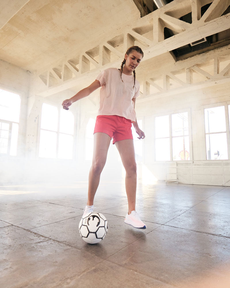 Goal Five G5 Advance 4.5-inch knit shorts with star pattern, featuring a comfortable elastic waistband and stylish design.