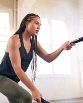 Goal Five Mesh It To Me Training Tank top with star pattern, lightweight breathable fabric, and athletic fit.