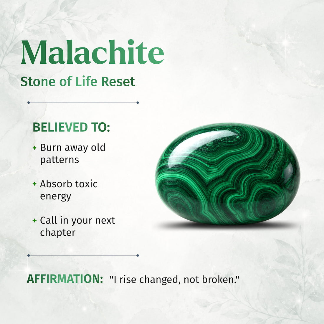 Malachite phoenix sculpture by Conscious Items, a striking home decoration with vibrant green stone and intricate design.