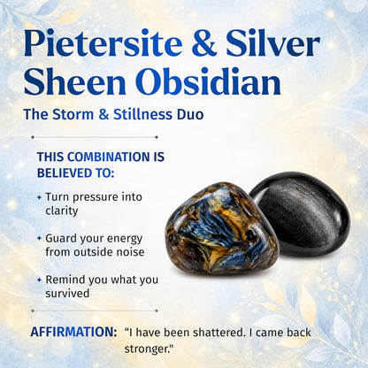 Shattered, Then Whole: Ultra-Rare Namibian Pietersite Bracelet