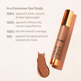 YENSA Super Serum Silk Foundation in a sleek bottle, showcasing its smooth texture and natural glow for radiant skin.