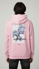 Yūjin Clothing Horizons Hoodie featuring a comfortable fit and stylish design, shown in a close-up view of the front.