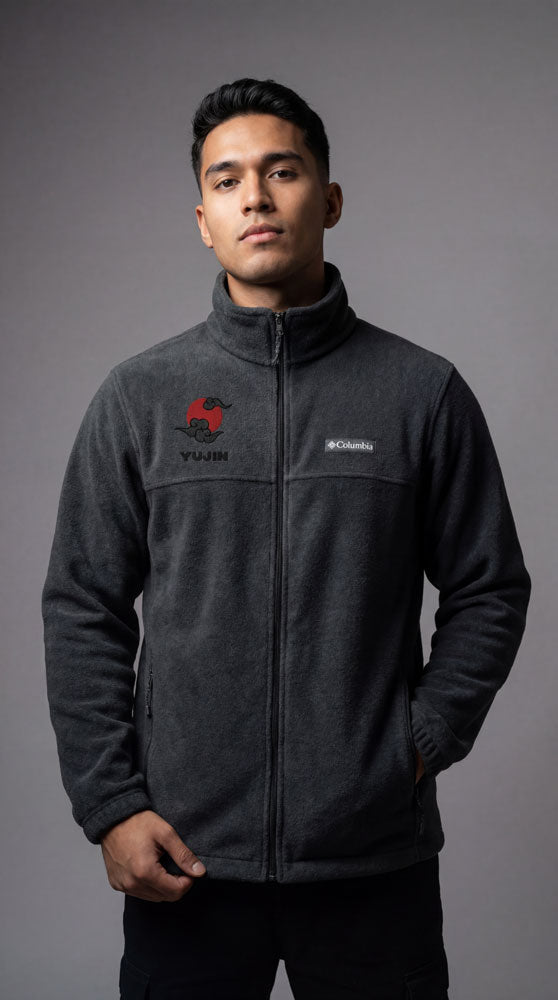 Yūjin Clothing Japanese Cloud Columbia Jacket featuring a lightweight design with cloud-inspired patterns and a sleek, modern fit.