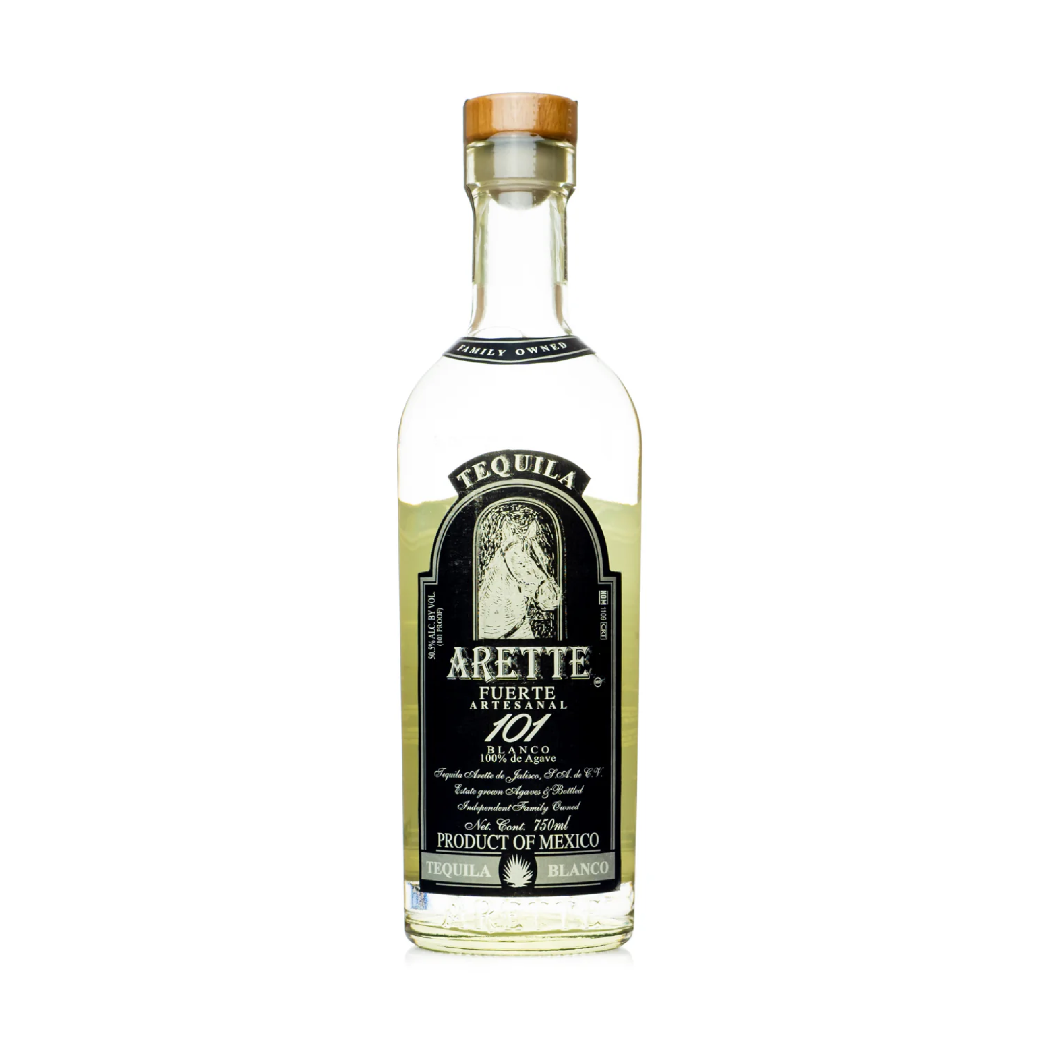Tequila Arette Artesanal Blanco Fuerte