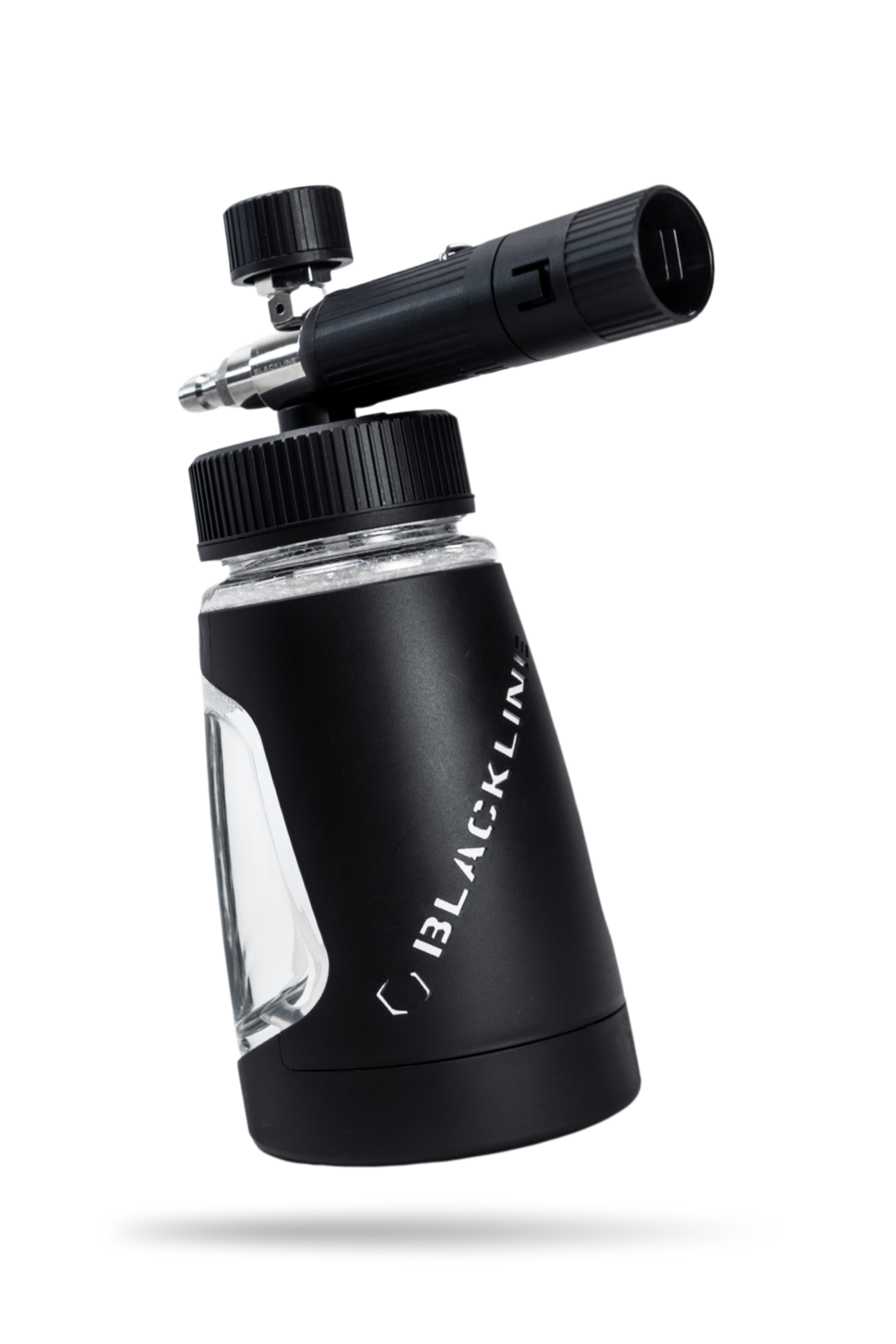 Blackline Car Care BLACKLINE® Ultra Series Foam Cannon for high-pressure car washing, featuring a durable design and adjustable foam settings.