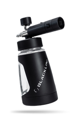 Blackline Car Care BLACKLINE® Ultra Series Foam Cannon for high-pressure car washing, featuring a durable design and adjustable foam settings.