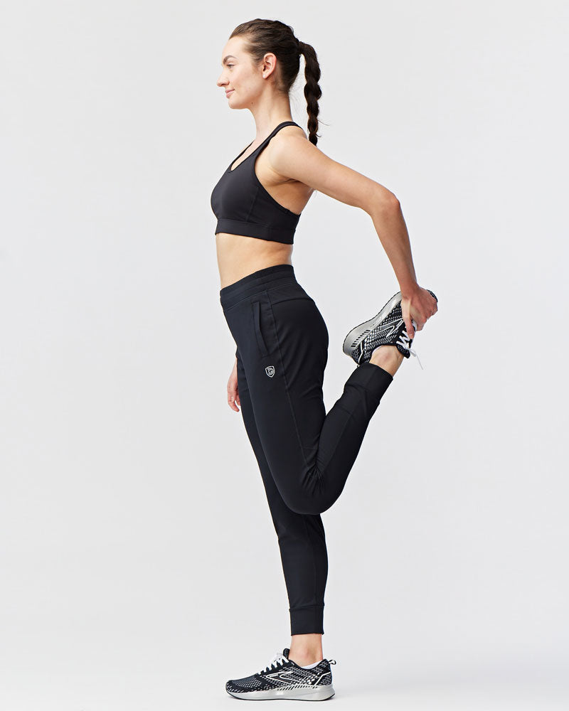 Full-length black Valia women&