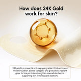 Set of 20 Maree 24K Gold V-Line Lifting Masks displayed in a sealed package with gold accents and product branding.
