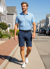 White Water Life Freeport Short in navy, lightweight performance shorts with a comfortable fit, perfect for casual outdoor activities.
