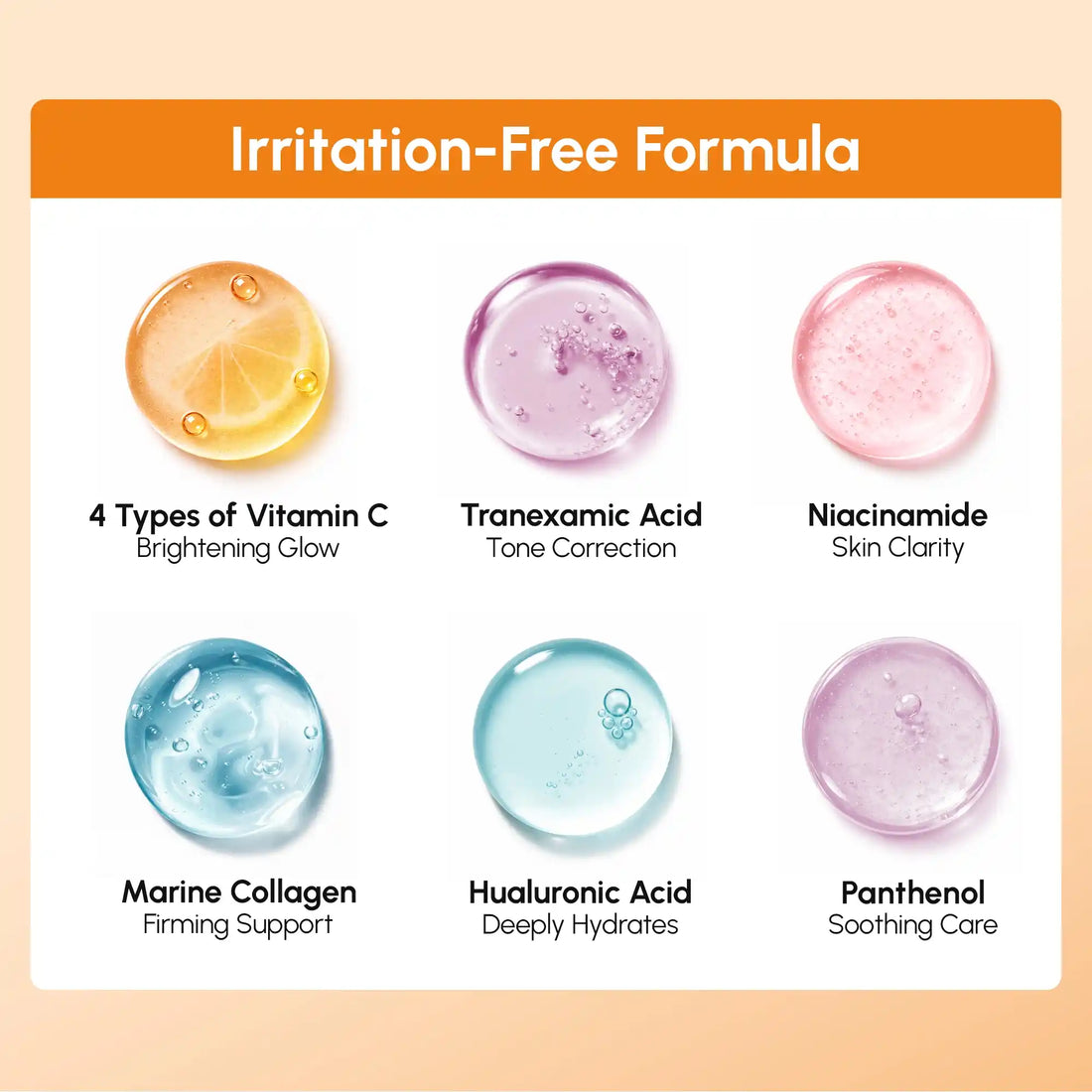 Maree Dark Spot Fading Vitamin C Pads with brightening ingredients for even skin tone, shown in a close-up image.