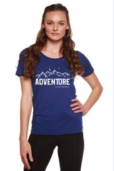 Blue printed women&