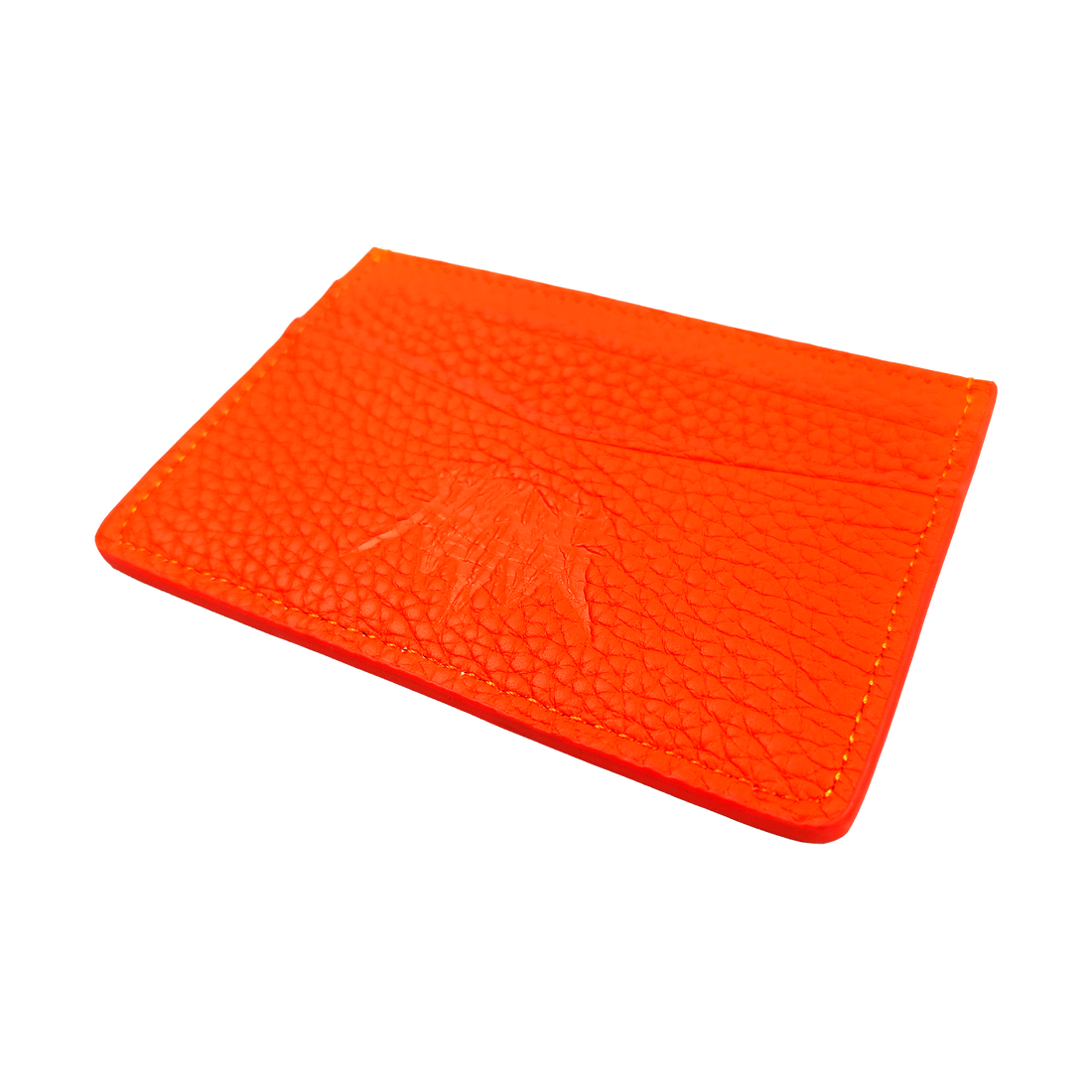 Orange Hyena Wallet lanyard by Any Means Necessary Clothing, featuring a bold hyena design and secure strap for everyday use.