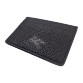Black Hyena Wallet lanyard from Any Means Necessary Clothing featuring a detailed hyena graphic and secure clip attachment.