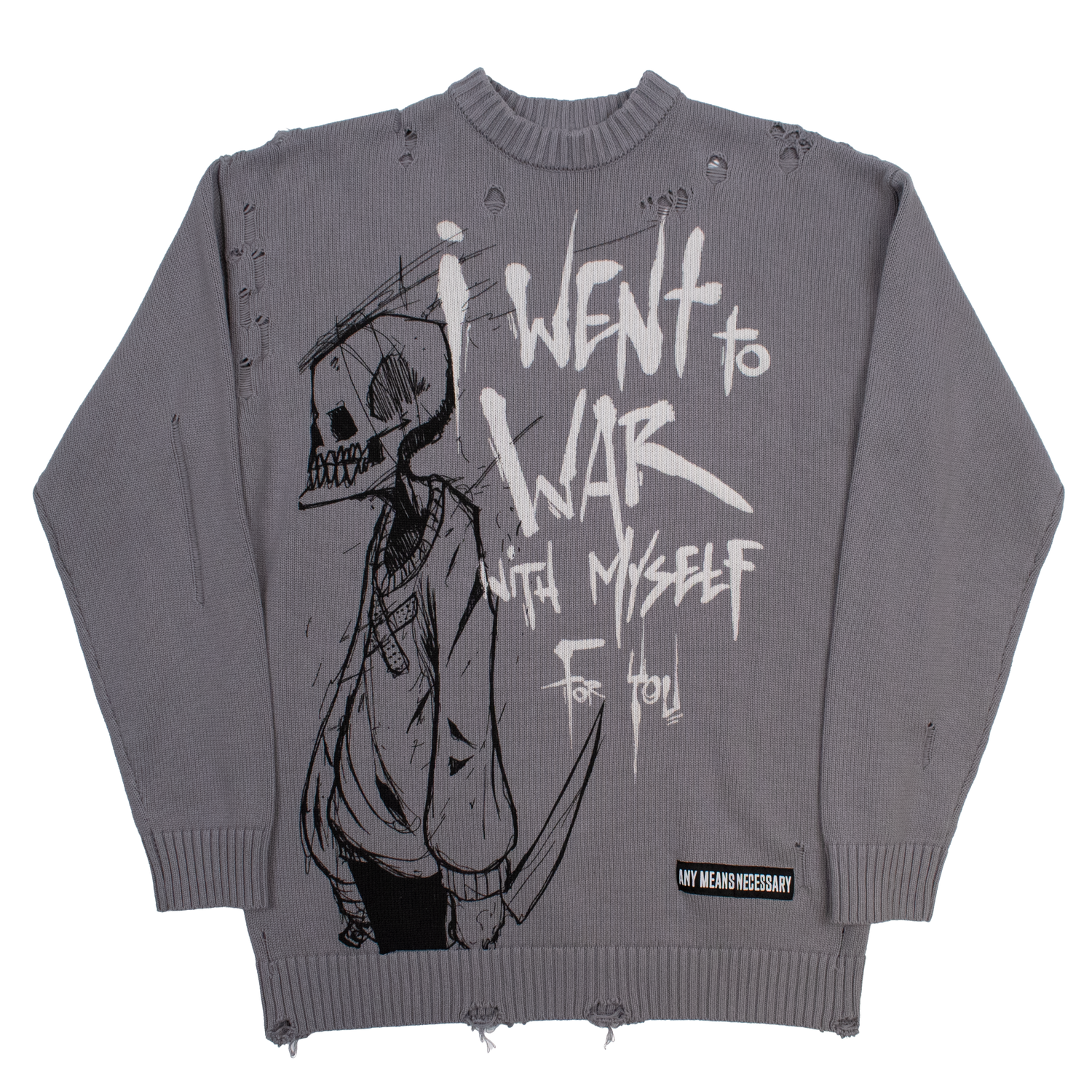 War with Myself Knit Sweater