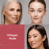 YENSA Super Serum Silk Buildable Cream Blush in Whisper Nude, smooth cream blush with a natural finish on skin