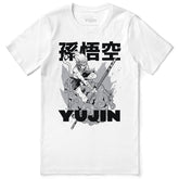 Yūjin Clothing Magic Monkey T-Shirt featuring a colorful monkey graphic on a casual cotton t-shirt for everyday wear.