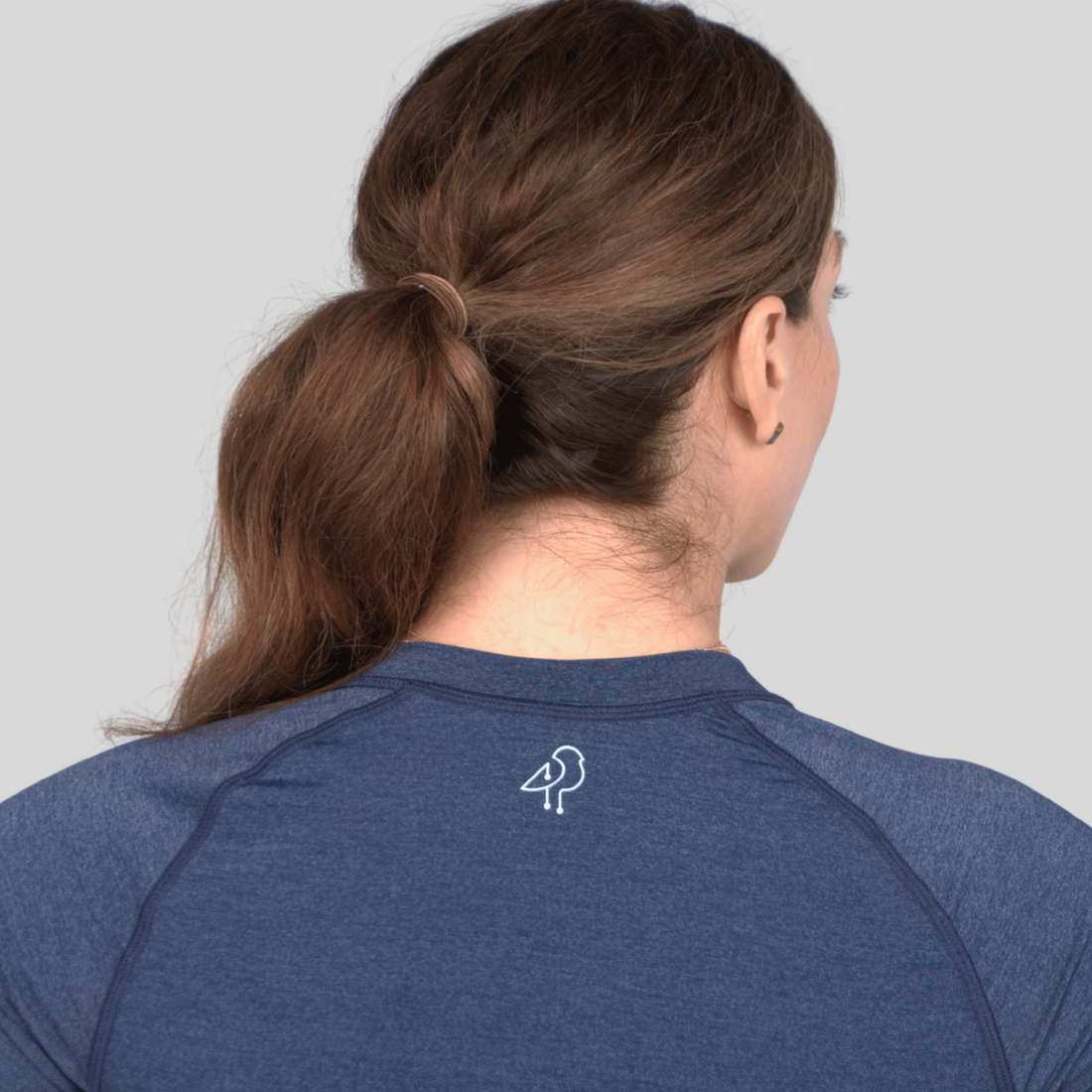White Heathered Laguna Long-Sleeve Women&