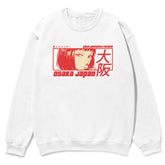 Yūjin Clothing Osaka sweatshirt featuring a comfortable fit, soft fabric, and stylish design in a casual, versatile style.