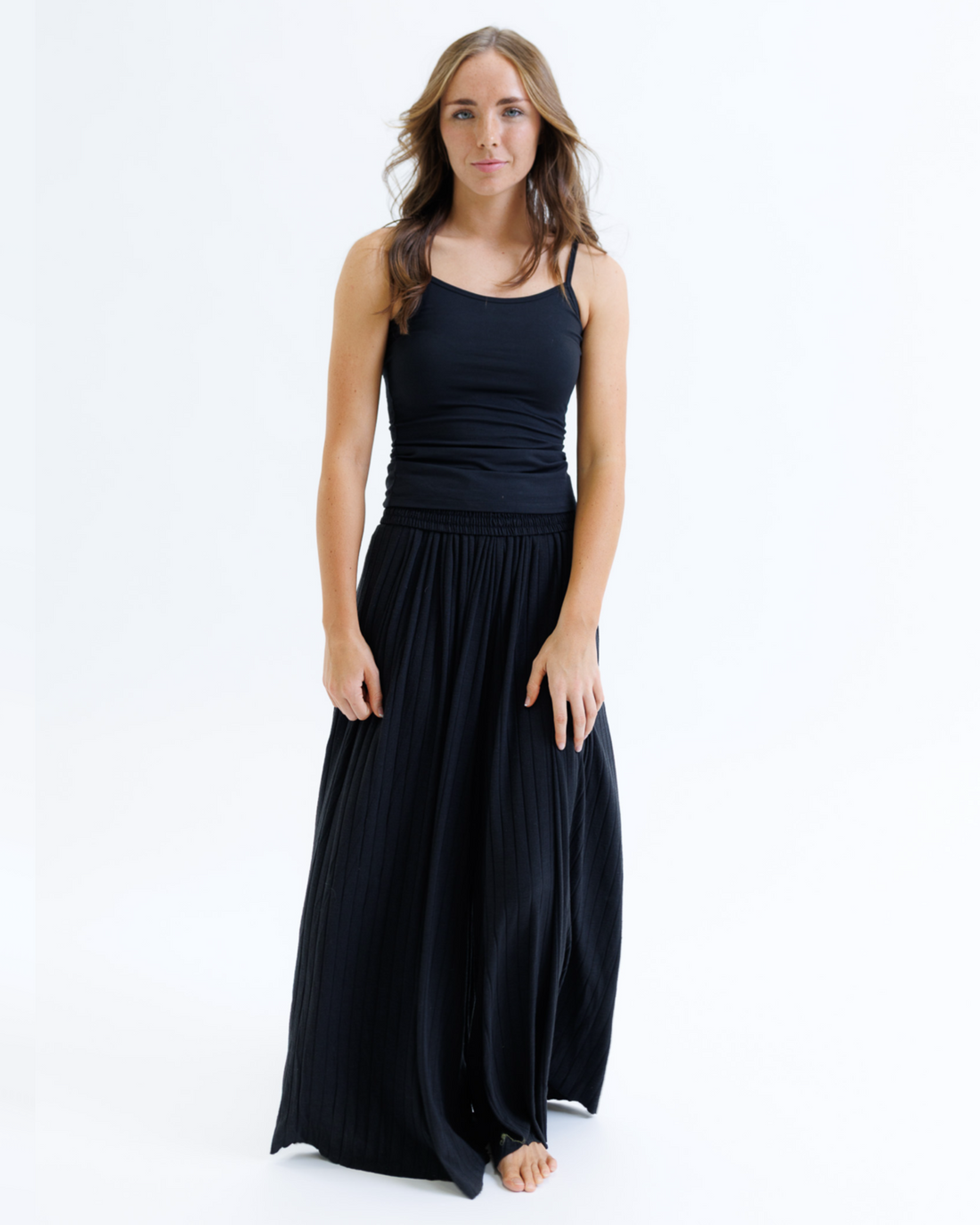 Downeast Wonder Cami tee in soft fabric, featuring a classic fit and subtle neckline detail, perfect for everyday wear.