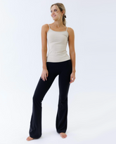 Downeast Wonder Cami in nude, a soft, seamless women’s camisole tee perfect for layering and everyday wear.