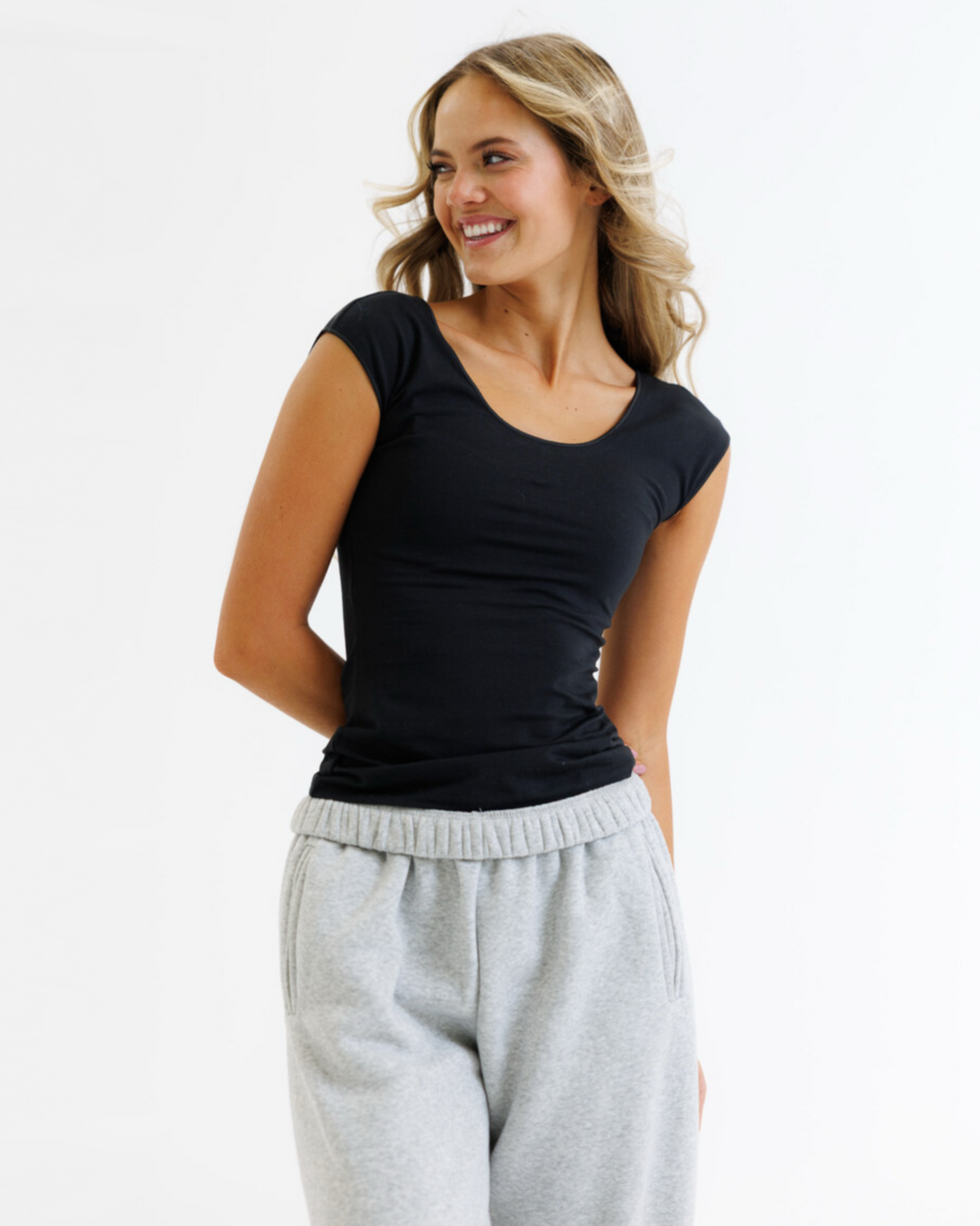 Downeast Wonder Tee, a casual short-sleeve cotton t-shirt with a relaxed fit, displayed on a plain background.