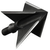 Tooth of the Arrow TOTA 175 grain XL solid fixed blade broadhead with 1-3/16-inch cutting diameter for hunting.