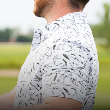 "Bucks &amp; Bogeys" Golf Polo