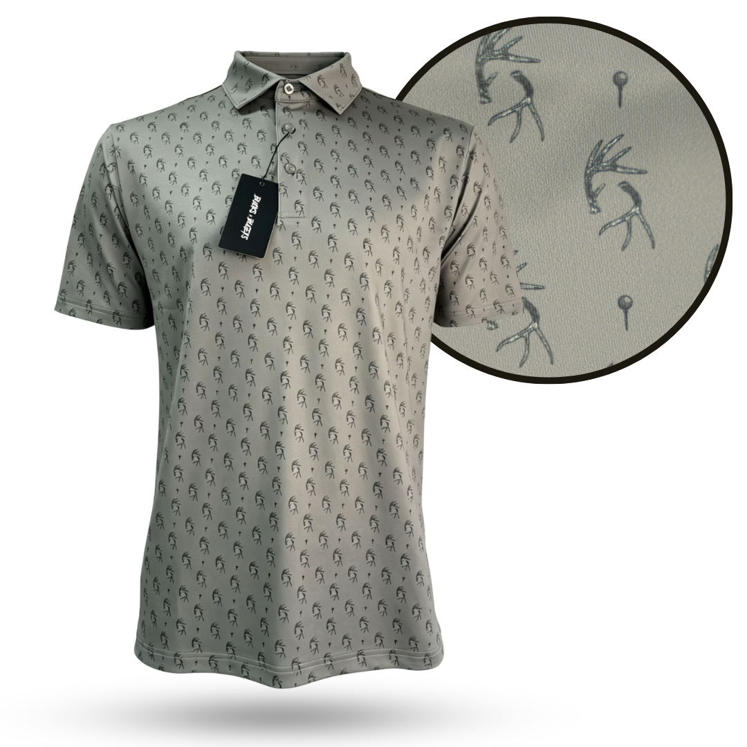 "Tees &amp; Tines" Golf Polo